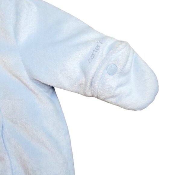 Baby Carter's 0-3 months One-Piece full-zip hooded heavyweight Winter Snowsuit - Picture 6 of 11